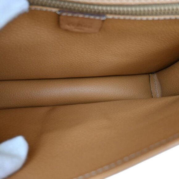 CELINE Macadam Pattern 2Way Crossbody Shoulder Bag PVC Leather Brown 318-082525 - Picture 11 of 16